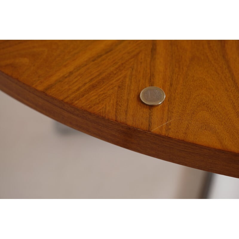 Round vintage dining table for 6 people, rosewood by Kondor Mobel Perfektion, 1970