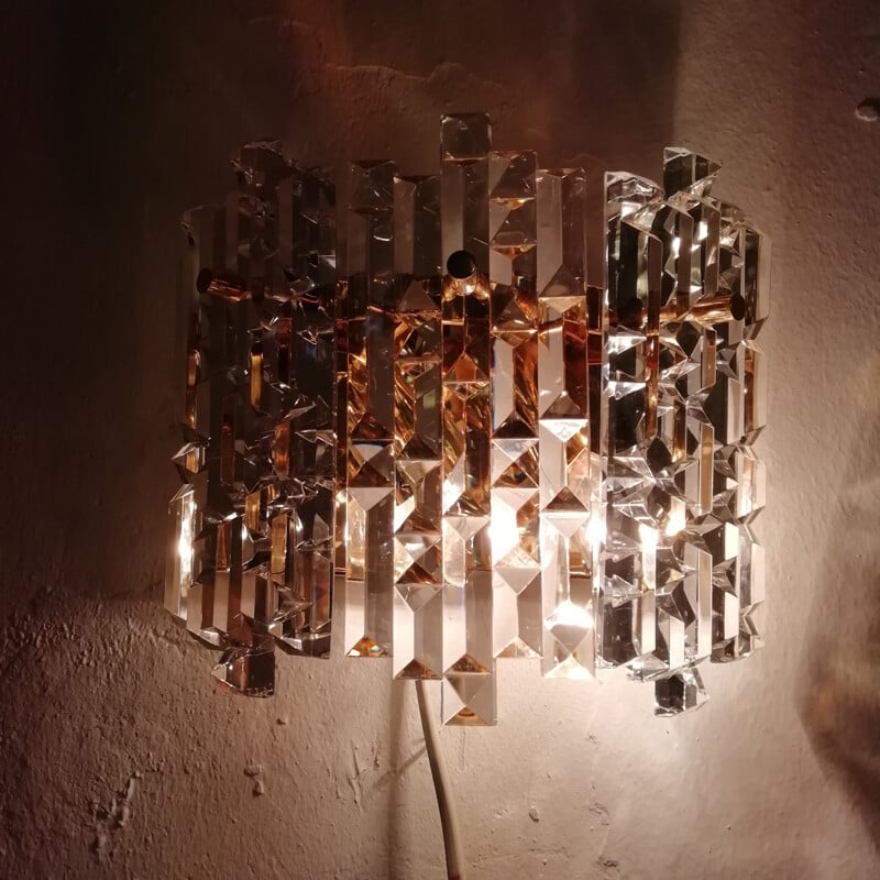 Lampada da parete vintage Kinkeldey 1970
