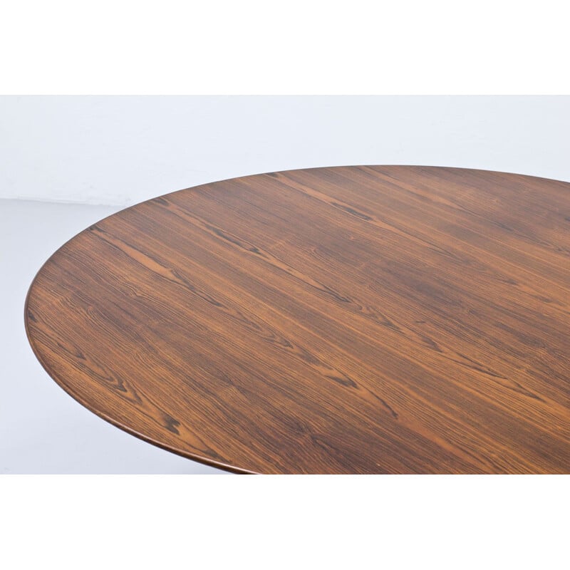 Vintage rosewood dining table by Arne Jacobsen for Fritz Hansen 1960