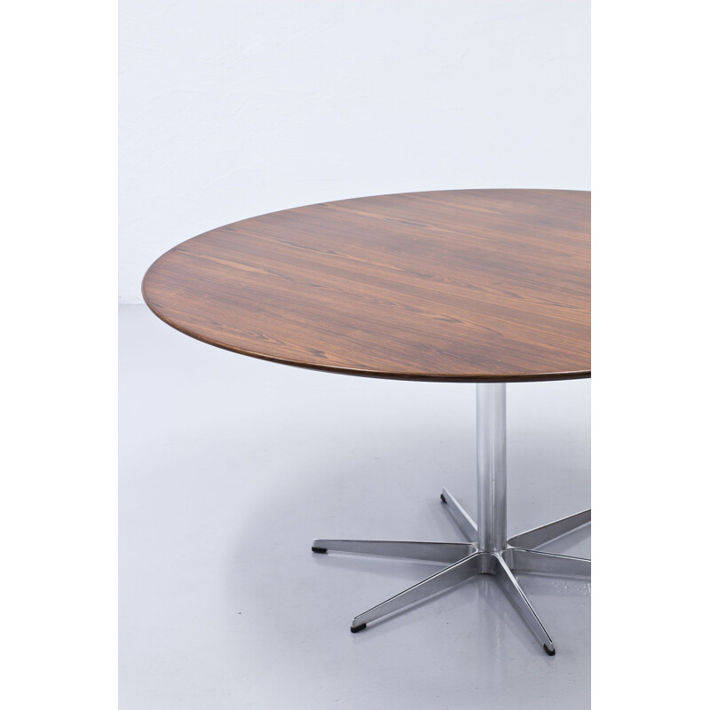 Mesa de jantar Vintage Rosewood de Arne Jacobsen para Fritz Hansen 1960