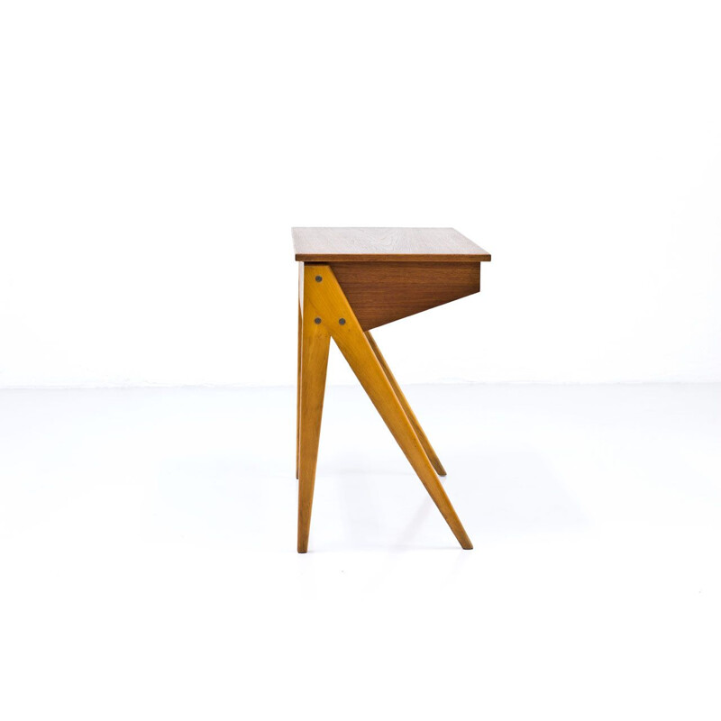 Vintage desk by Yngve Ekström for Emmaboda Möbelfabrik 1950