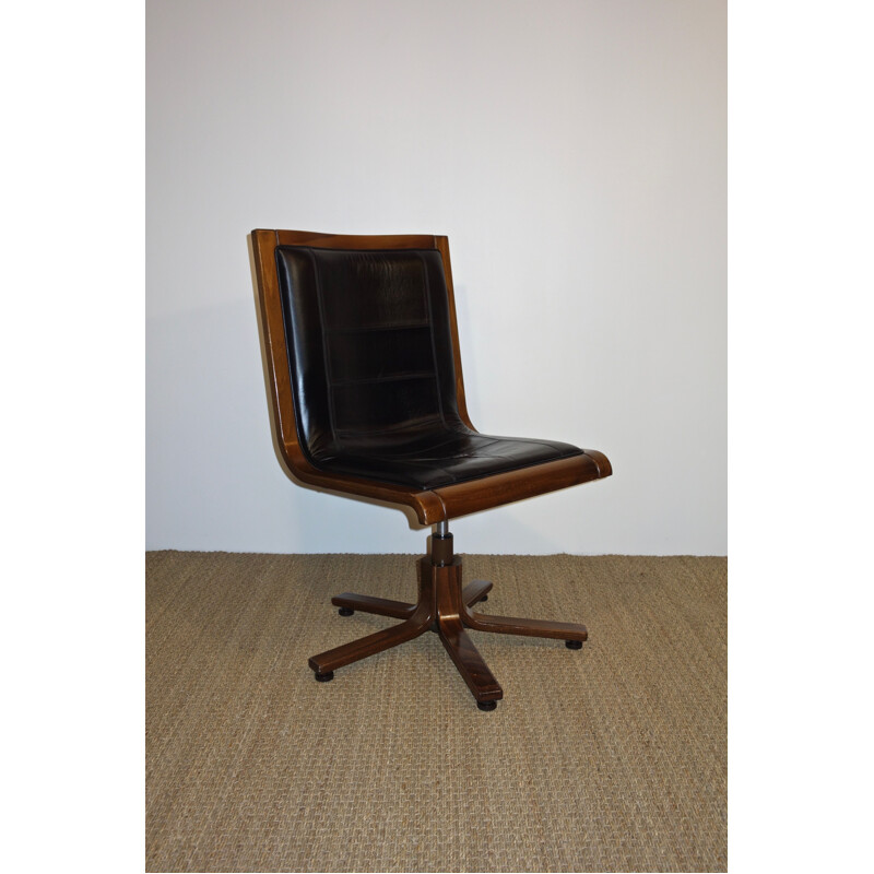 Fauteuil de bureau vintage, Scandinavie 1960