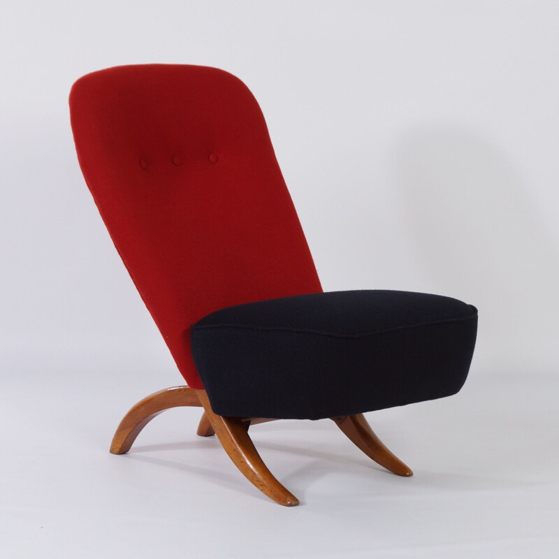 Vintage Congo Chair 1001 by Theo Ruth for Artifort 1950