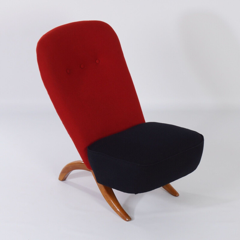Vintage Congo Chair 1001 by Theo Ruth for Artifort 1950