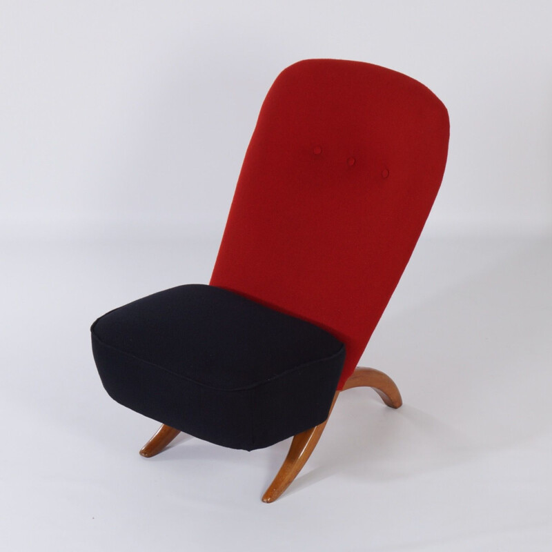 Vintage Congo Chair 1001 by Theo Ruth for Artifort 1950