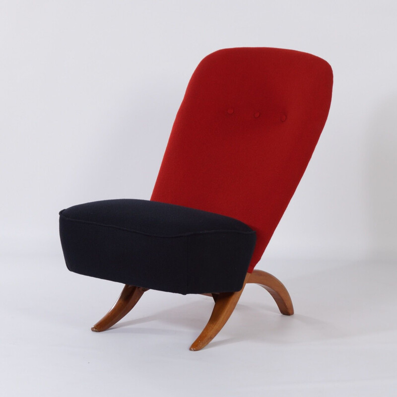Vintage Congo Chair 1001 by Theo Ruth for Artifort 1950