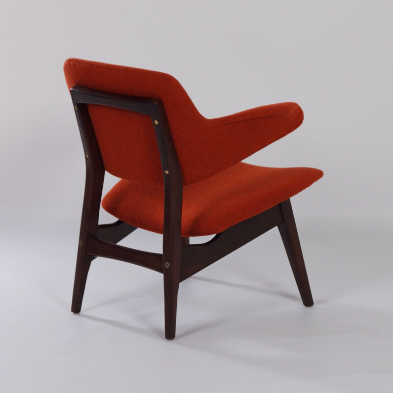 Vintage armchair by Louis van Teeffelen Wing for Webe, 1960