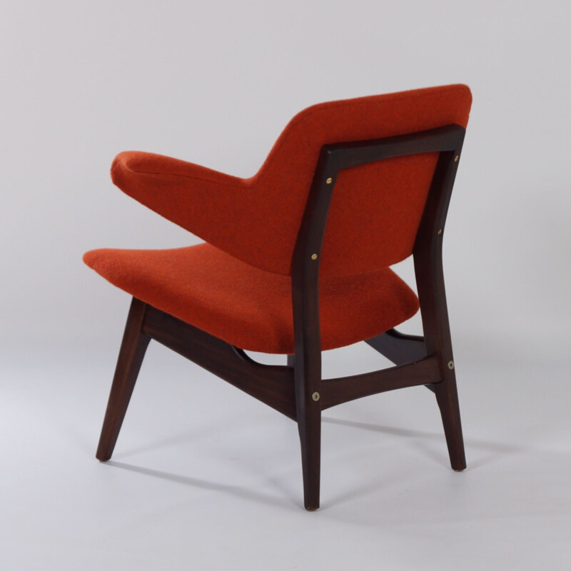 Vintage armchair by Louis van Teeffelen Wing for Webe, 1960