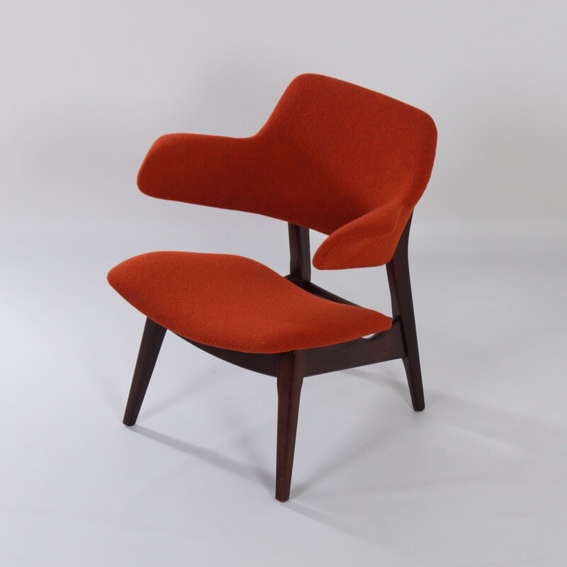 Vintage armchair by Louis van Teeffelen Wing for Webe, 1960