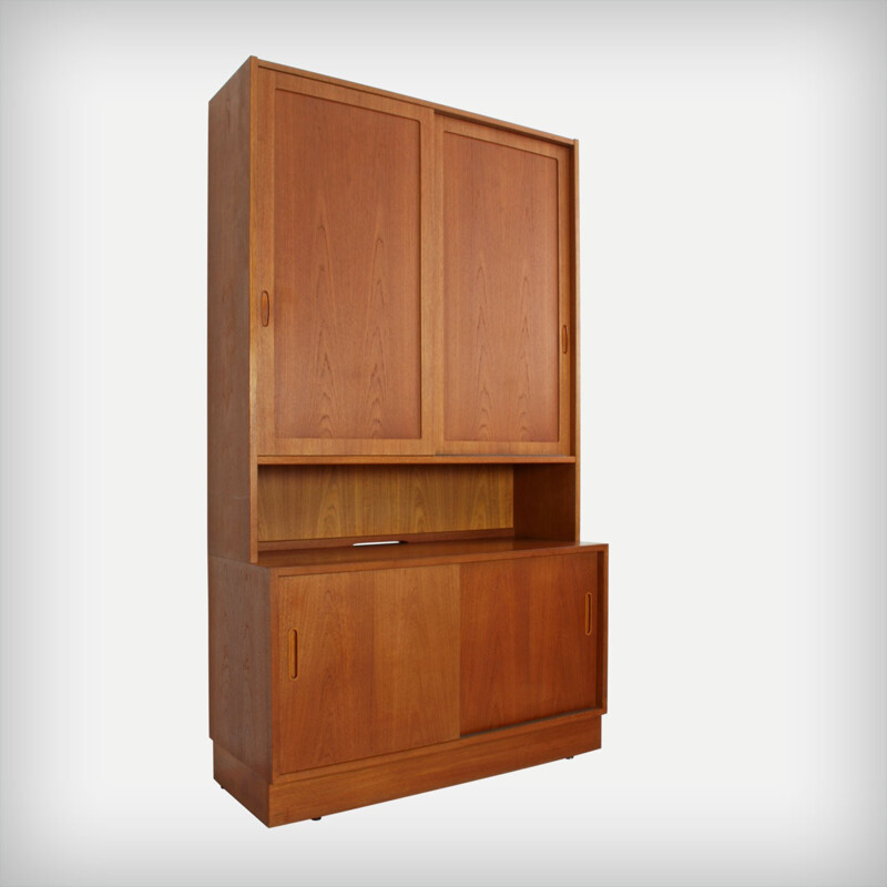 Poul Hundevad bookcase in teak, Carlo JENSEN - 1960s