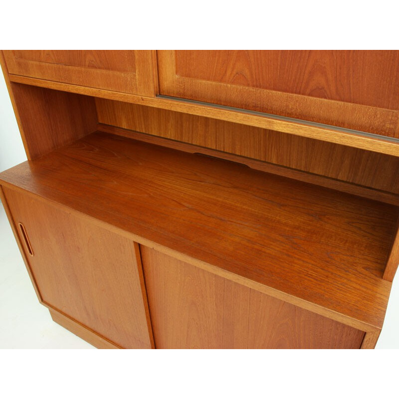 Poul Hundevad bookcase in teak, Carlo JENSEN - 1960s