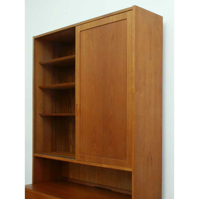 Poul Hundevad bookcase in teak, Carlo JENSEN - 1960s