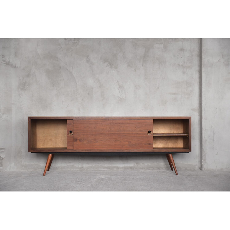 Vintage walnut sideboard, Scandinavia 1960