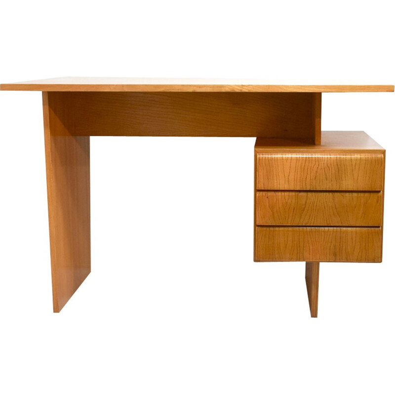 Vintage oak desk 1960