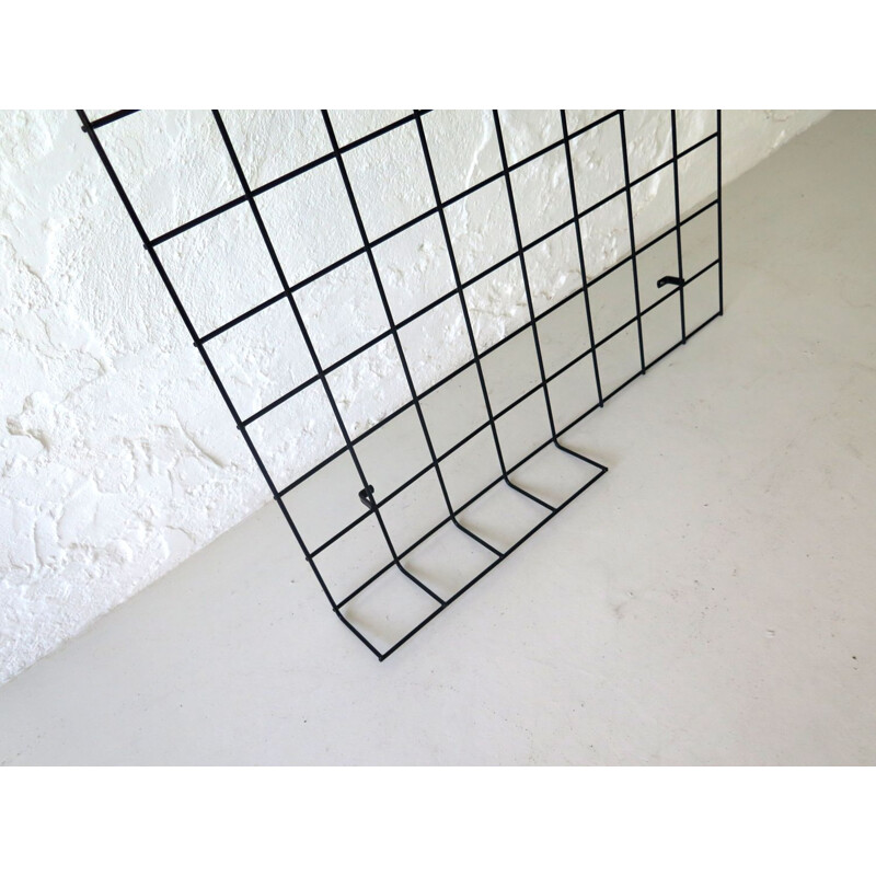 Vintage metal grid hanger by Karl Fichtel 1950