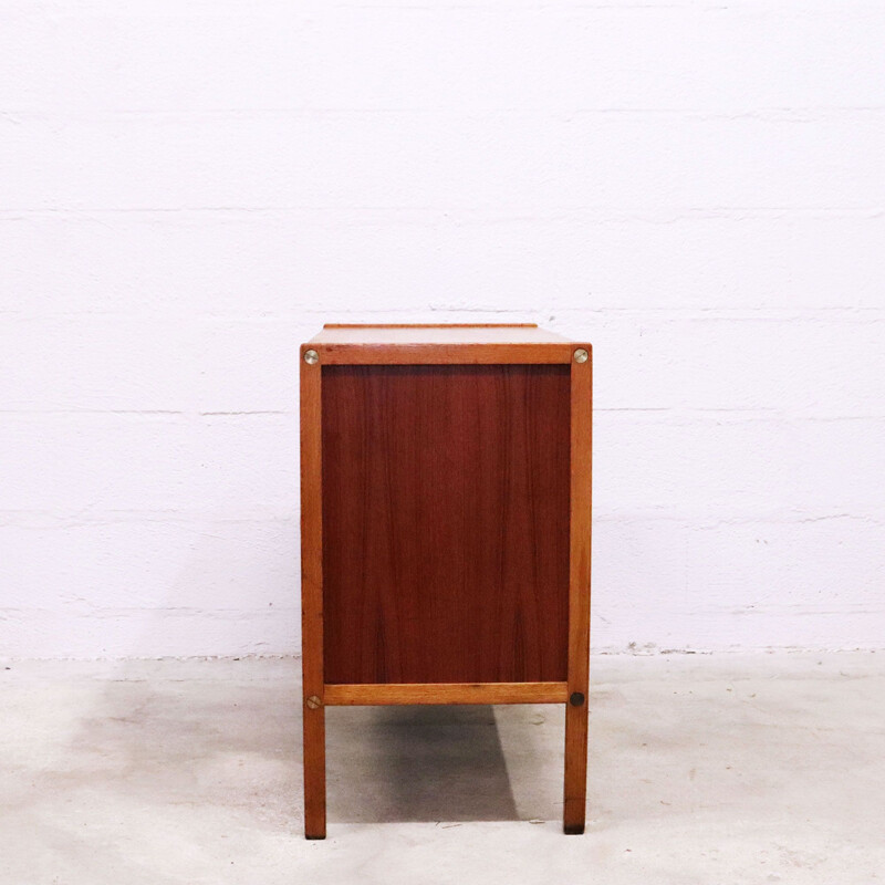 Vintage teak and oak highboard Bodafors, Sweden 1960