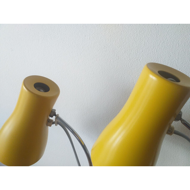 Pair of vintage lamps Napako by Josef Hurka 1970