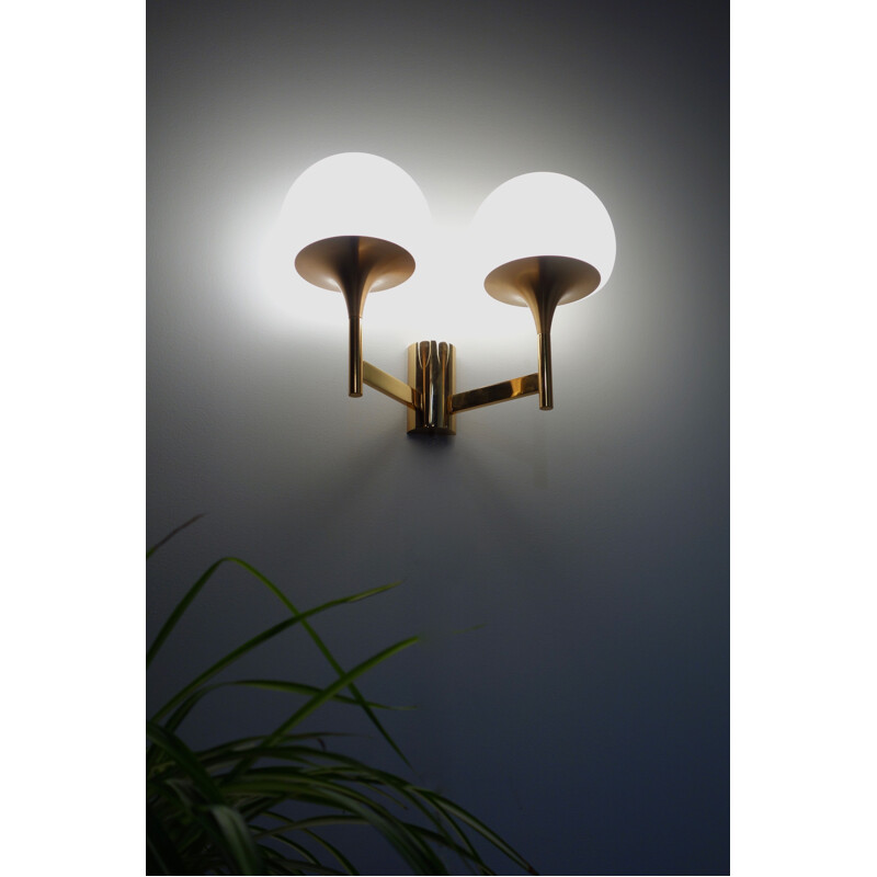 Vintage wall lamp by Gaetano Sciolari, Italy 1960