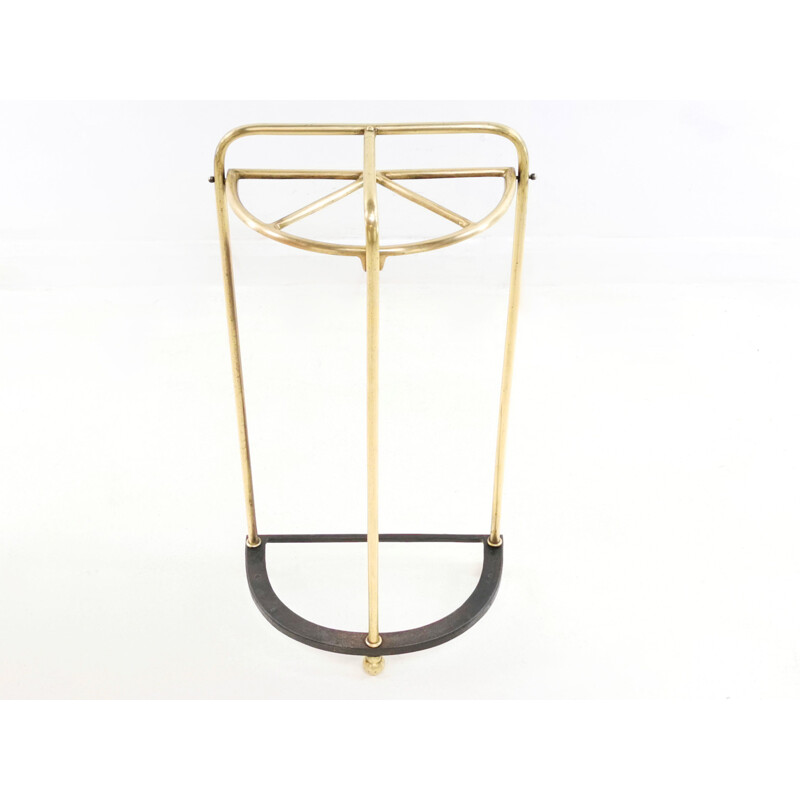 Vintage brass umbrella holder, Art Deco, Tonks & Sons