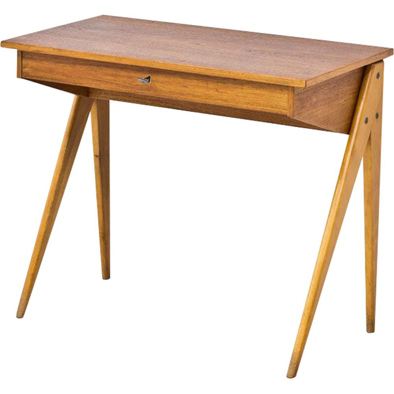 Vintage desk by Yngve Ekström for Emmaboda Möbelfabrik 1950