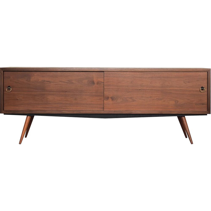 Vintage walnut sideboard, Scandinavia 1960