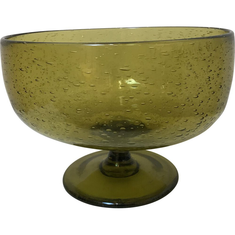 Vintage cup in blown glass for the Bendor house