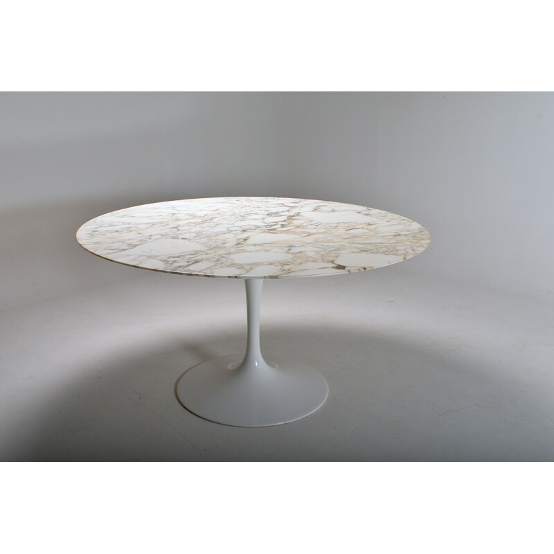 Vintage Knoll marble table, Eero Saarinen 1970