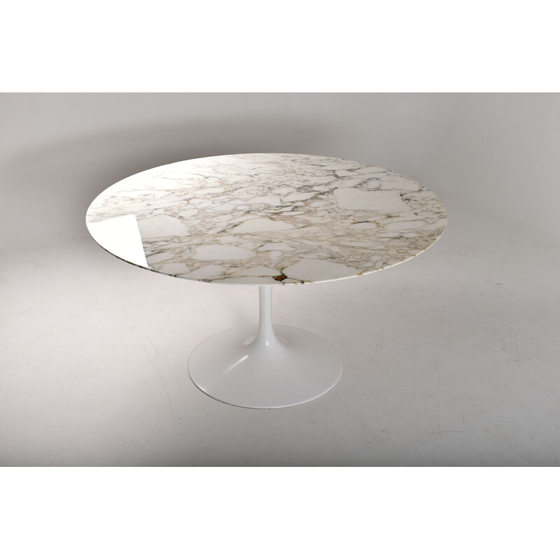 Vintage Knoll marble table, Eero Saarinen 1970