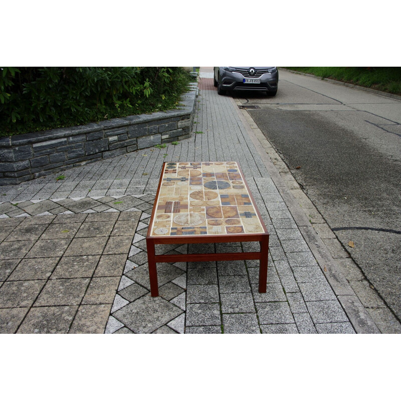 Vintage coffee table by Tue Poulsen, Denmark 1960