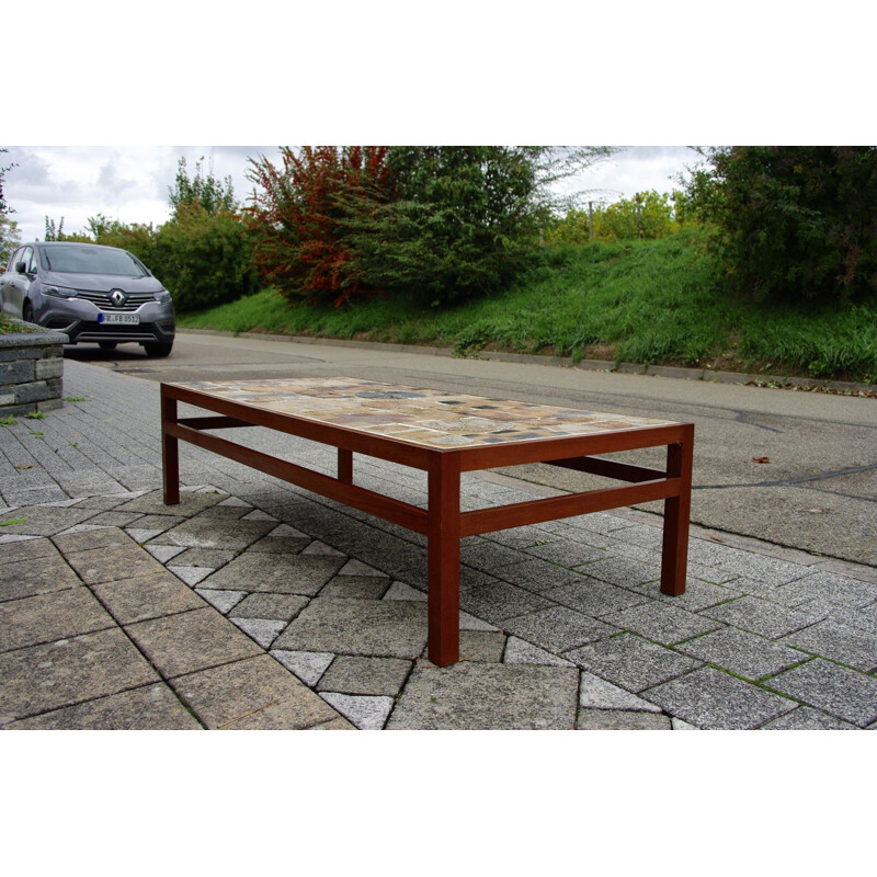 Vintage coffee table by Tue Poulsen, Denmark 1960