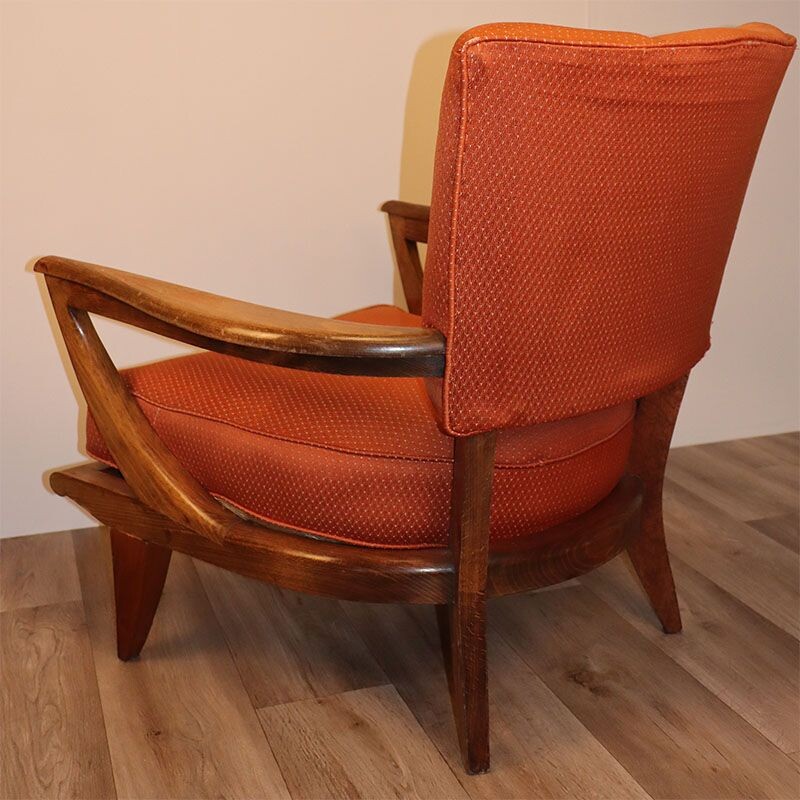 Vintage armchair by Etienne Henri Martin for Steiner 1950