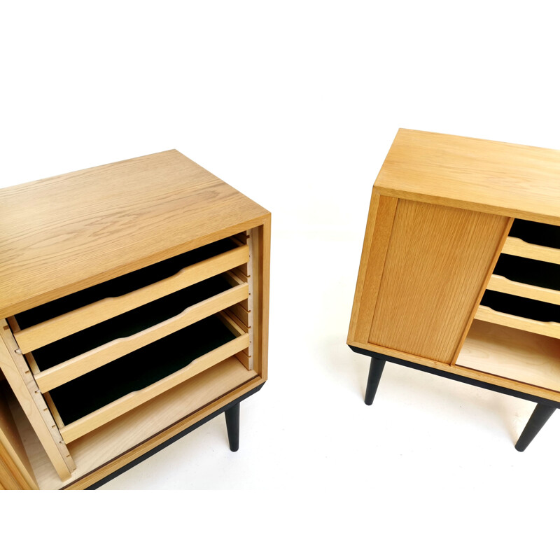 Pair of vintage furniture by Carlo Jensen for Hundevad 1970