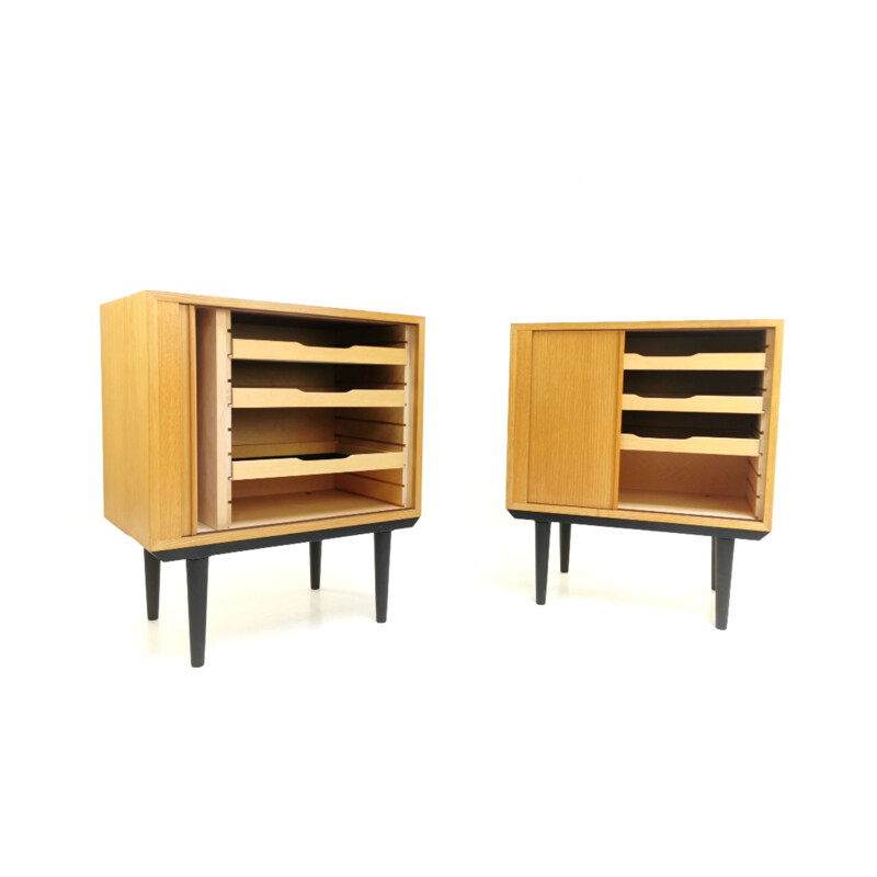 Pair of vintage furniture by Carlo Jensen for Hundevad 1970