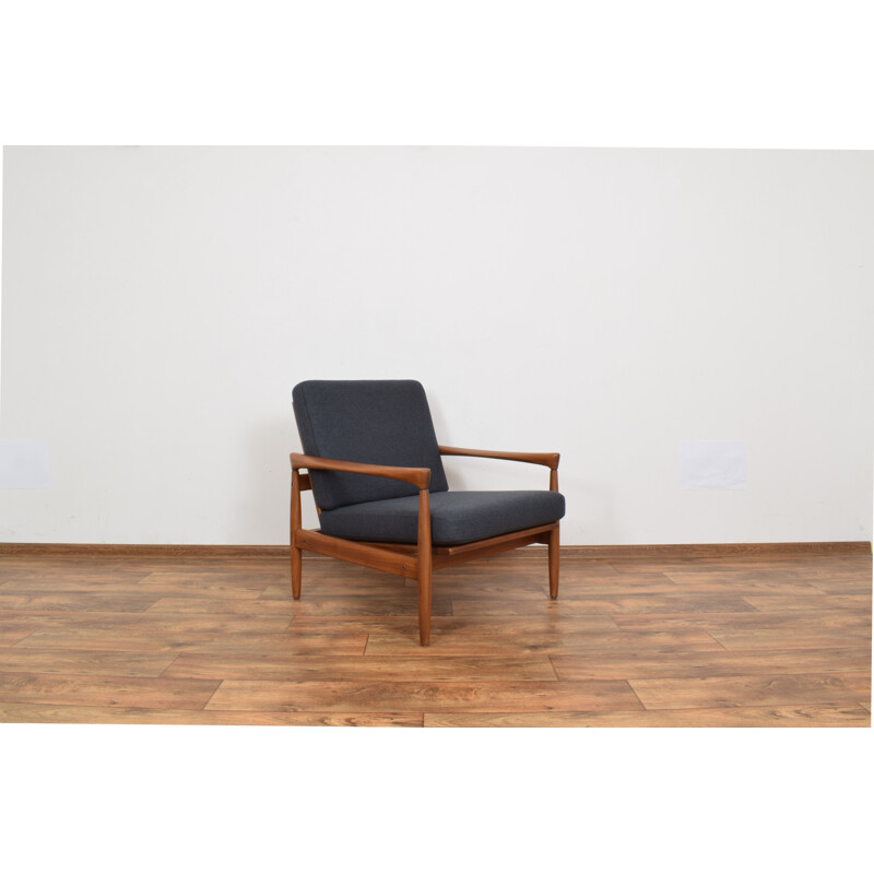 Vintage teak armchair Kolding by Erik Wortz for IKEA 1960