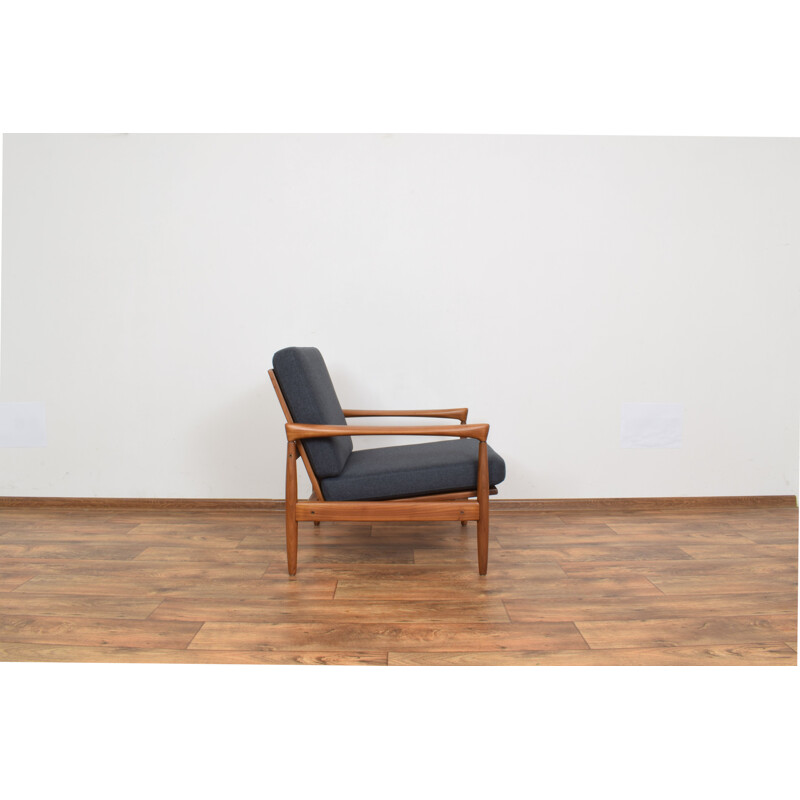 Vintage teak armchair Kolding by Erik Wortz for IKEA 1960