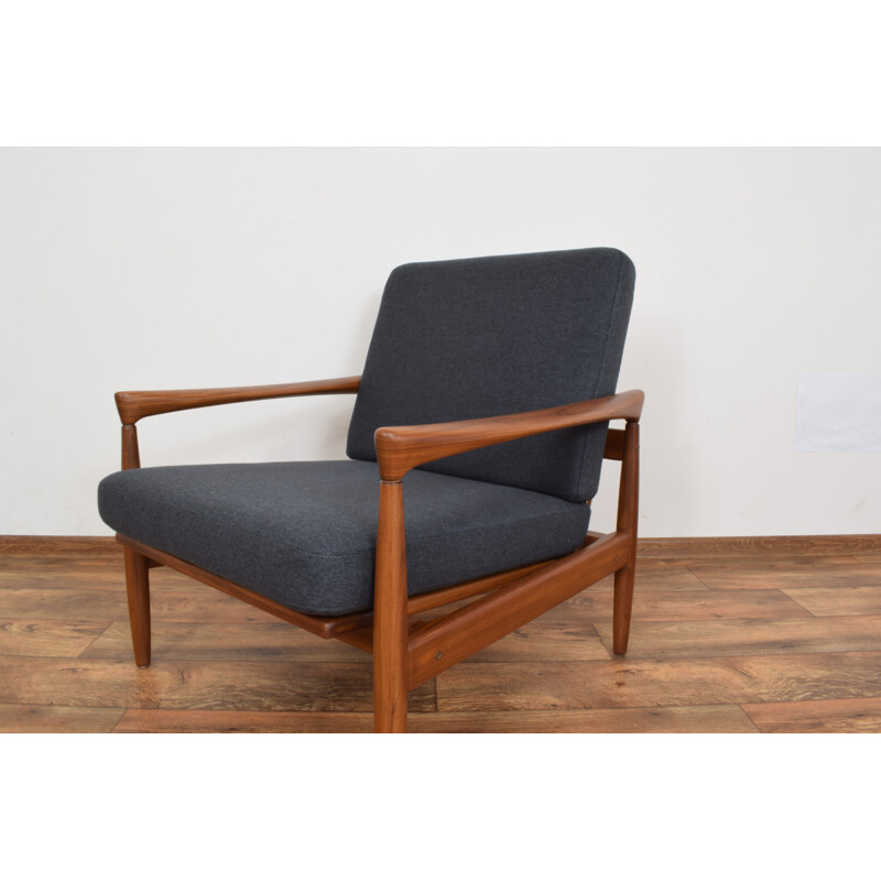 Vintage teak armchair Kolding by Erik Wortz for IKEA 1960