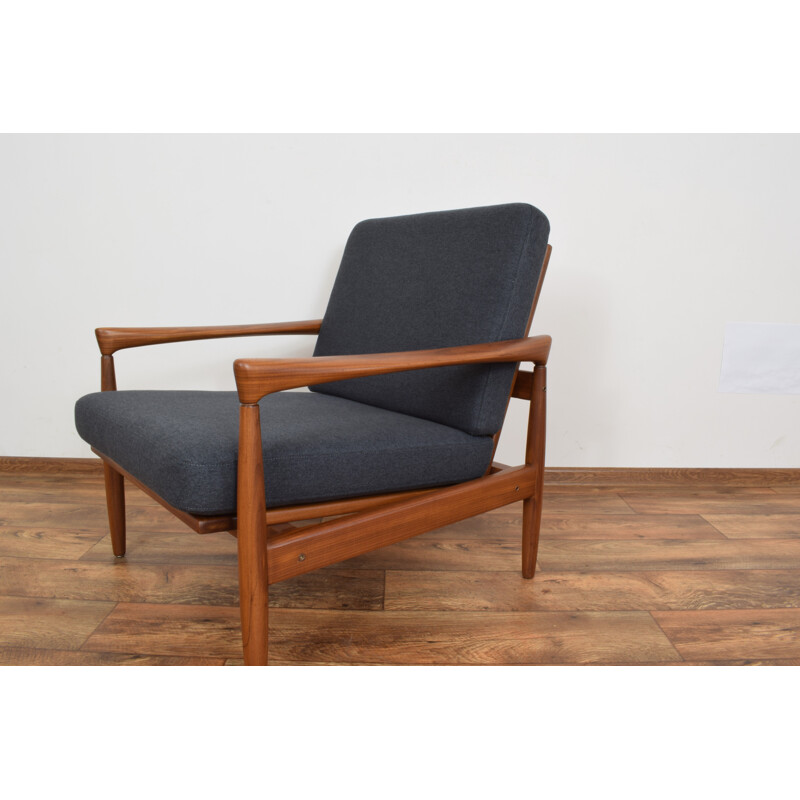 Vintage teak armchair Kolding by Erik Wortz for IKEA 1960