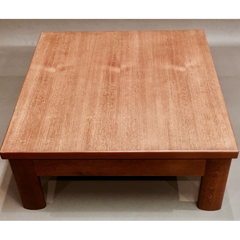 Vintage scandinavian teak coffee table 1960s