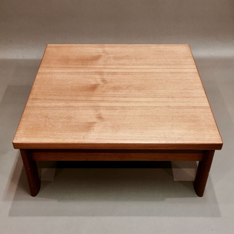 Vintage scandinavian teak coffee table 1960s