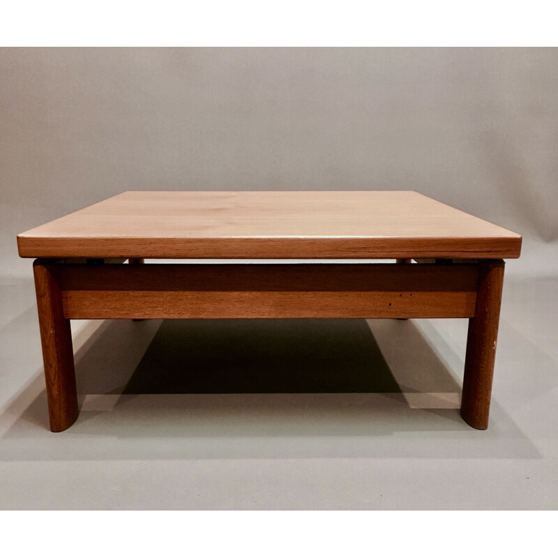 Vintage scandinavian teak coffee table 1960s