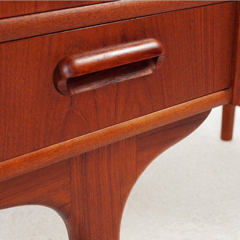 Mid-century desk in teak, G. TIBERGAARD - 1960s