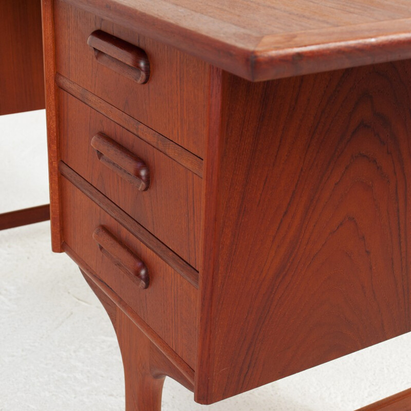 Mid-century desk in teak, G. TIBERGAARD - 1960s