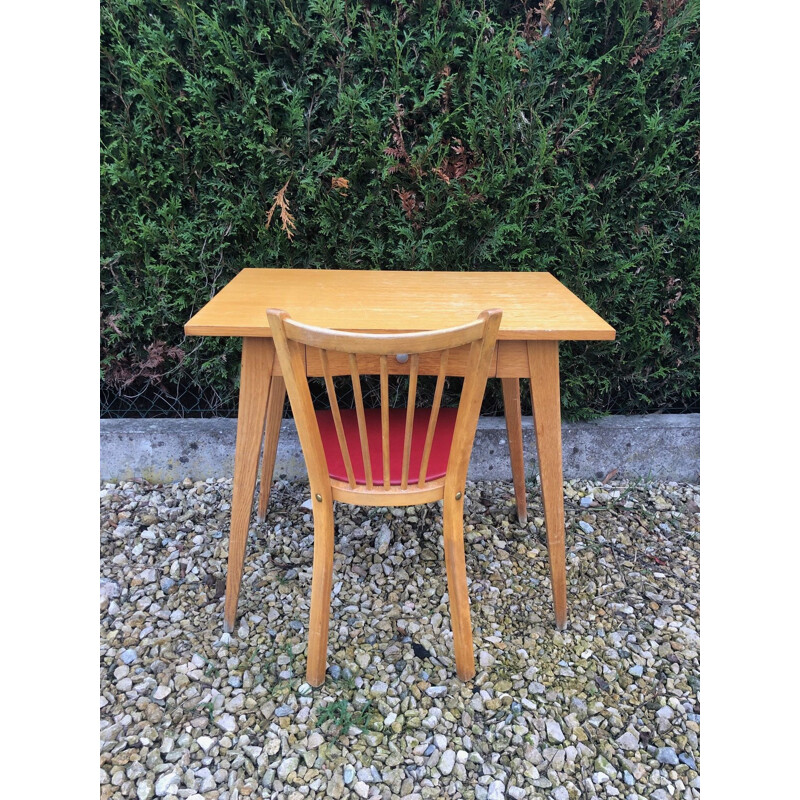 Vintage Baumann oak desk and chair