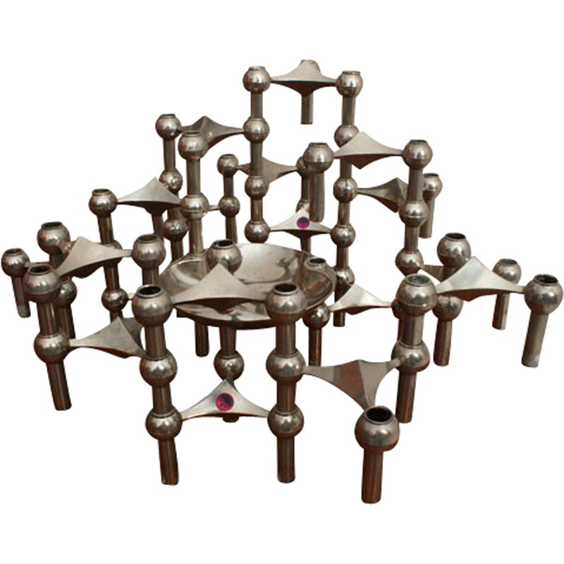 Modular candle holders, Fritz NAGEL & Caesar STOFFI - 1960s