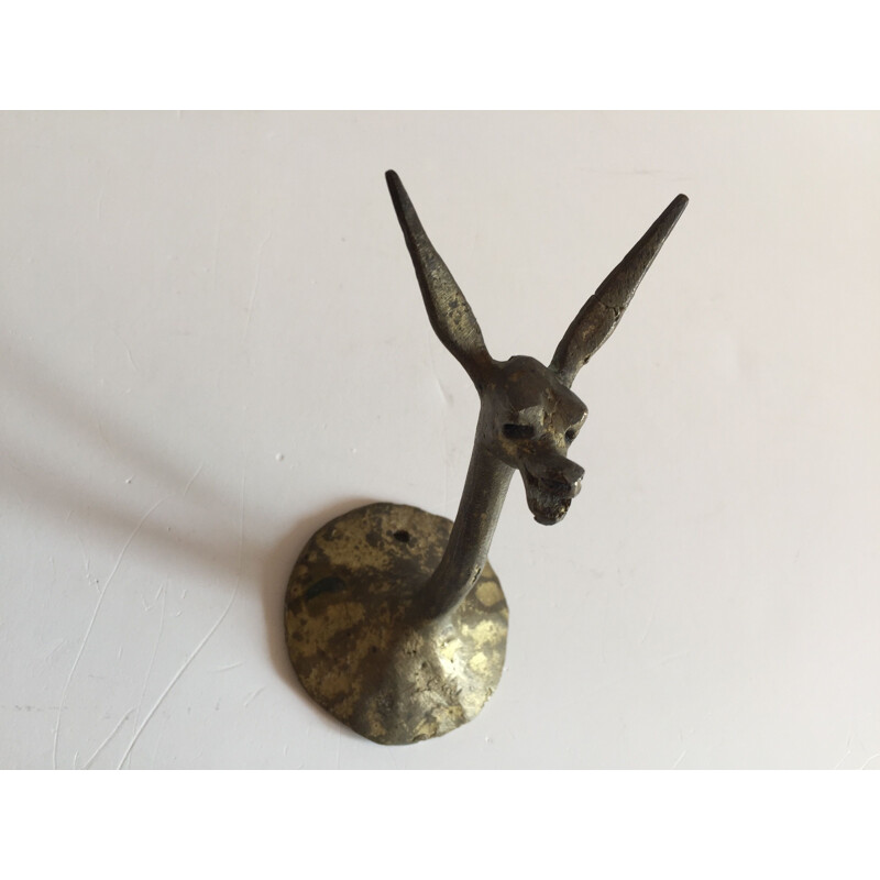 Vintage Wall Decoration Gazelle de Wallet in bronze