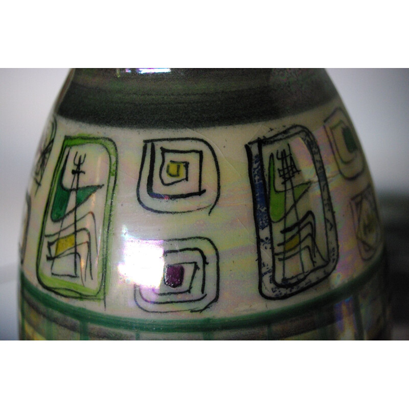 Vase vintage en céramique d'Accolai vintage 1960