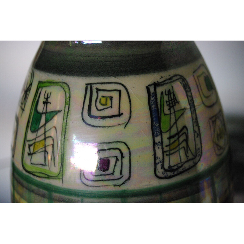 Vintage Accolai ceramic vase 1960s