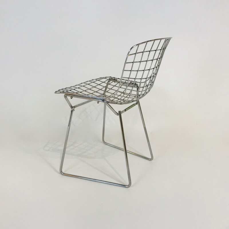 Chaise d'enfant vintage modèle Wire, Harry Bertoia pour Knoll 1960