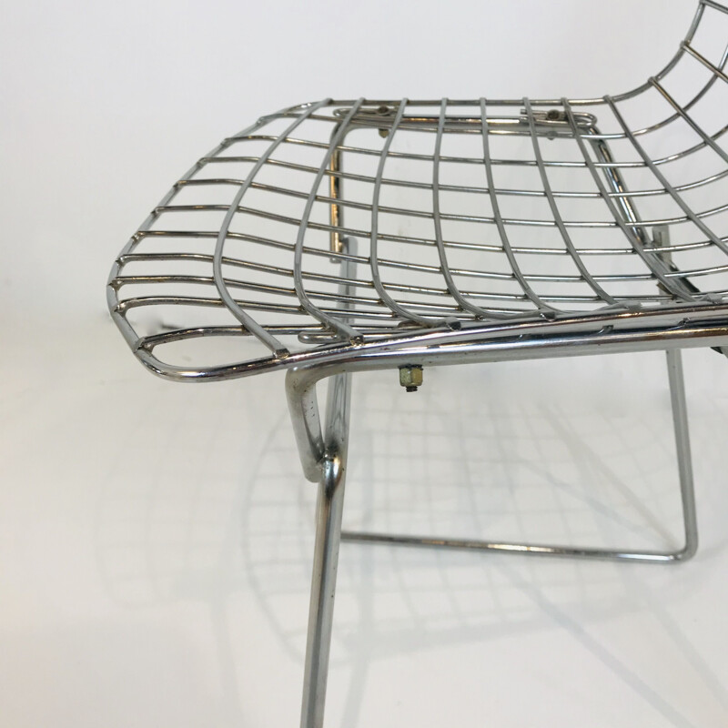 Chaise d'enfant vintage modèle Wire, Harry Bertoia pour Knoll 1960