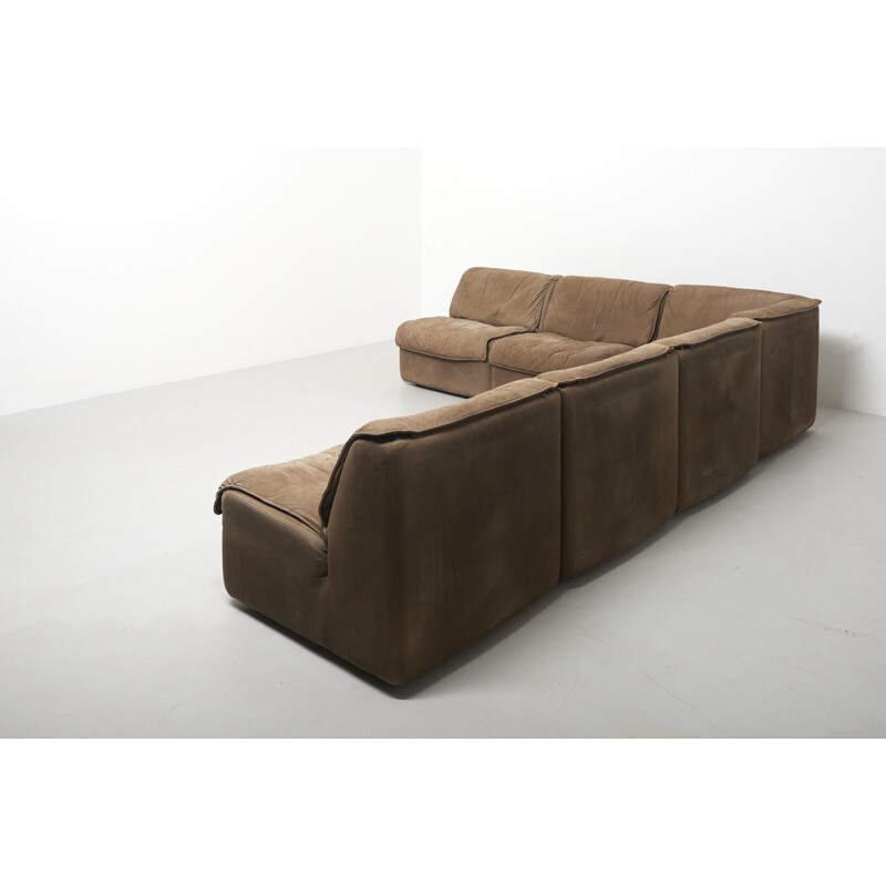Vintage Modular Leather sofa by Cor Germany 1970s